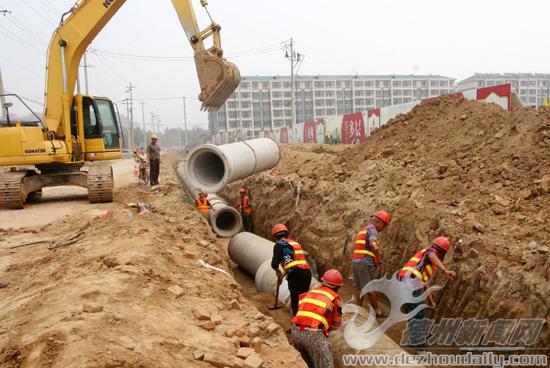 運河開發(fā)區(qū)建設(shè)局：聚源大道建設(shè)工程加速推進